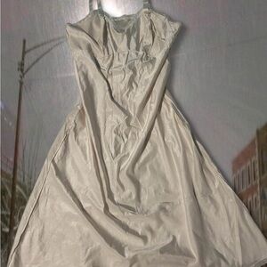 Elegant Sheer Cream Dress